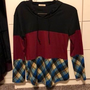 Jazzco Long Sleeve w/ Hoodie, ties in front